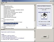 Universal Simlock Remover screenshot